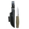 Benchmade Puukko Ranger Green Santoprene Handle Satin Drop Point Fixed Blade